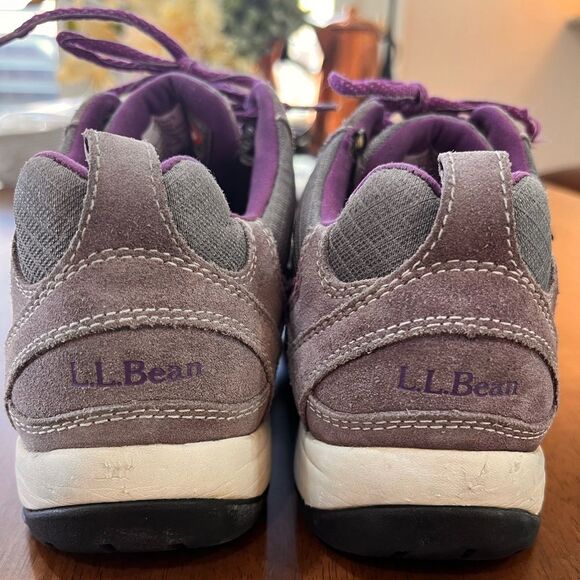 LL Bean Waterproof Insulated Suede Sneakers women 7 wide Outdoor Hiking Camping - Picture 4 of 9